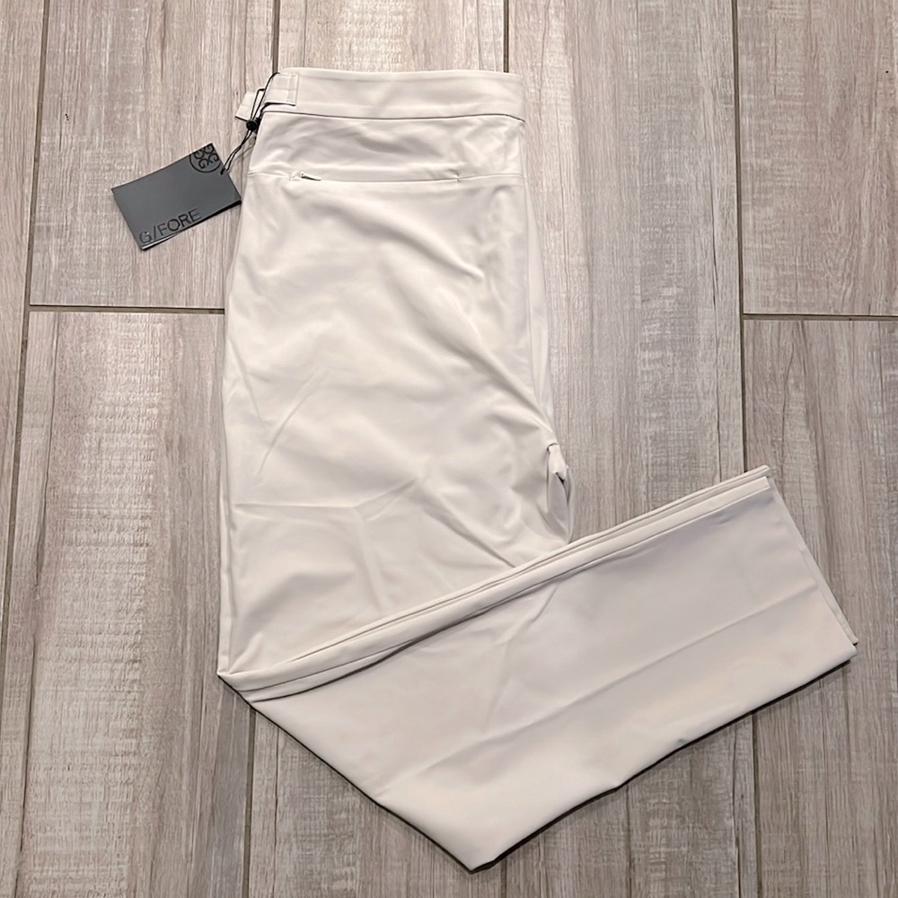 NWT G/FORE Tech Tab 4-Way Stretch Slim Leg golf pants.